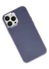 Newface iPhone 13 Pro Kılıf Asya Deri Silikon - Mor