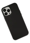 Newface iPhone 13 Pro Kılıf Asya Deri Silikon - Siyah