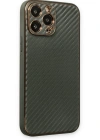Newface iPhone 13 Pro Kılıf Coco Karbon Silikon - Füme