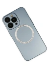Newface iPhone 13 Pro Kılıf Jack Magneticsafe Lens Silikon - Sierra Blue