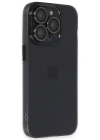 Newface iPhone 13 Pro Kılıf Luko Lens Silikon - Siyah