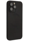 Newface iPhone 13 Pro Kılıf Moshi Lens Magneticsafe Silikon - Siyah