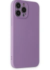 Newface iPhone 13 Pro Kılıf Nano içi Kadife Silikon - Koyu Lila