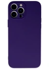 Newface iPhone 13 Pro Kılıf Nano içi Kadife Silikon - Mor