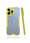 Newface iPhone 13 Pro Kılıf Platin Silikon - Sarı