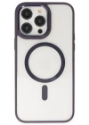 Newface iPhone 13 Pro Kılıf Room Magneticsafe Silikon - Derin Mor