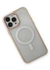 Newface iPhone 13 Pro Kılıf Room Magneticsafe Silikon - Pudra