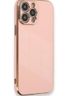 Newface iPhone 13 Pro Kılıf Volet Silikon - Pembe