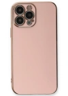 Newface iPhone 13 Pro Kılıf Volet Silikon - Pembe
