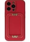 Newface iPhone 13 Pro Max Kılıf Coco Elit Kapak - Kırmızı