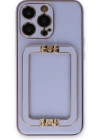Newface iPhone 13 Pro Max Kılıf Coco Elit Kapak - Lila