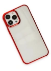 Newface iPhone 13 Pro Max Kılıf Element Silikon - Kırmızı