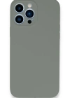 Newface iPhone 13 Pro Max Kılıf Lansman Legant Silikon - Gri