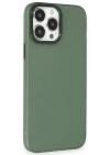 Newface iPhone 13 Pro Max Kılıf Modos Metal Kapak - Koyu Yeşil