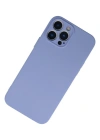 Newface iPhone 13 Pro Max Kılıf Nano içi Kadife Silikon - Lila