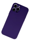 Newface iPhone 13 Pro Max Kılıf Nano içi Kadife Silikon - Mor