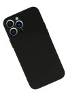 Newface iPhone 13 Pro Max Kılıf Nano içi Kadife Silikon - Siyah