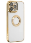 Newface iPhone 13 Pro Max Kılıf Slot Silikon - Gold