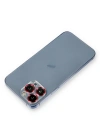Newface iPhone 13 Pro Max Metal Kamera Lens Koruma Cam - Kırmızı