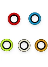 Newface iPhone 13 Pro Max Neon Fosforlu Kamera Lens - Beyaz