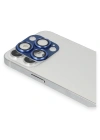 Newface iPhone 13 Pro Max Pers Alüminyum Kamera Lens - Lacivert