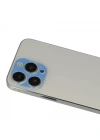 Newface iPhone 13 Pro Max Rainbow Kamera Lens Koruma Cam - Mavi