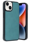 Newface iPhone 14 Kılıf Aras Deri Kapak - Açık Yeşil