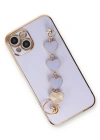 Newface iPhone 14 Kılıf Esila Silikon - Lila