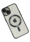 Newface iPhone 14 Kılıf Kross Magneticsafe Kapak - Siyah