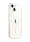 Newface iPhone 14 Kılıf Magneticsafe Şeffaf Silikon - Şeffaf