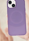 Newface iPhone 14 Kılıf Maya Karbon Kapak - Lacivert
