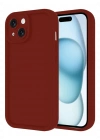 Newface iPhone 14 Kılıf Viera Silikon - Bordo
