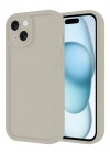 Newface iPhone 14 Kılıf Viera Silikon - Krem