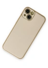 Newface iPhone 14 Plus Kılıf Coco Deri Silikon Kapak - Gold
