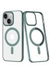 Newface iPhone 14 Plus Kılıf Element Magneticsafe Sert Kapak - Köknar Yeşili