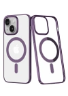 Newface iPhone 14 Plus Kılıf Element Magneticsafe Sert Kapak - Mor