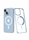 Newface iPhone 14 Plus Kılıf Element Magneticsafe Sert Kapak - Sierra Blue