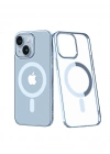 Newface iPhone 14 Plus Kılıf Element Magneticsafe Sert Kapak - Sierra Blue