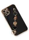 Newface iPhone 14 Plus Kılıf Esila Silikon - Siyah