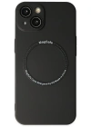 Newface iPhone 14 Plus Kılıf Jack Magneticsafe Lens Silikon - Siyah