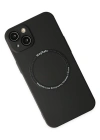 Newface iPhone 14 Plus Kılıf Jack Magneticsafe Lens Silikon - Siyah