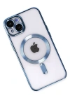 Newface iPhone 14 Plus Kılıf Kross Magneticsafe Kapak - Sierra Blue