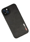 Newface iPhone 14 Plus Kılıf Loop Deri Silikon - Siyah