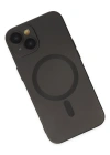 Newface iPhone 14 Plus Kılıf Moshi Lens Magneticsafe Silikon - Siyah