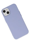 Newface iPhone 14 Plus Kılıf Nano içi Kadife Silikon - Lila