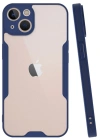 Newface iPhone 14 Plus Kılıf Platin Silikon - Lacivert
