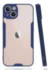 Newface iPhone 14 Plus Kılıf Platin Silikon - Lacivert