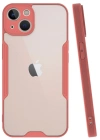 Newface iPhone 14 Plus Kılıf Platin Silikon - Pembe