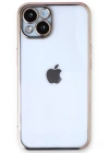 Newface iPhone 14 Plus Kılıf Razer Lensli Silikon - Gold