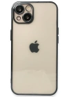 Newface iPhone 14 Plus Kılıf Razer Lensli Silikon - Siyah
